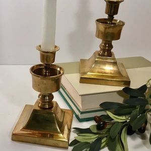 Solid Brass Candlesticks